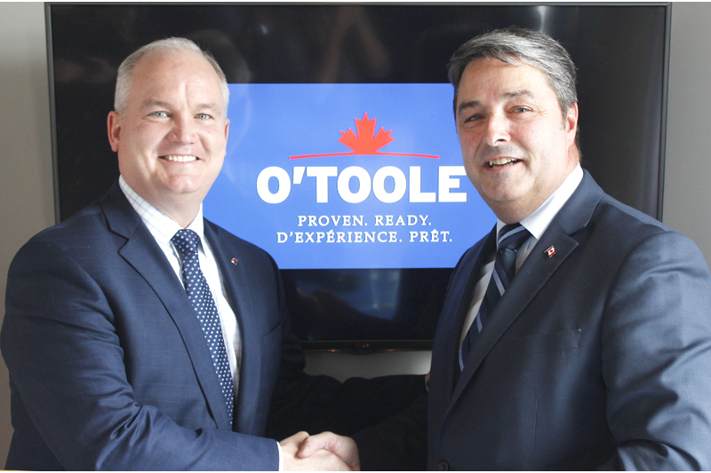 Joël Godin appuie Erin O’Toole à la chefferie du Parti conservateur