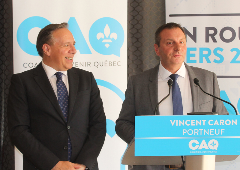 Vincent Caron candidat de la CAQ dans Portneuf