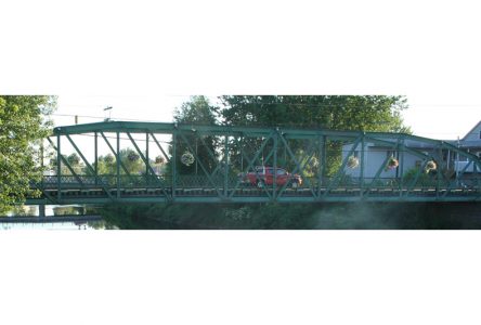 Fermeture du pont Tessier à Saint-Raymond