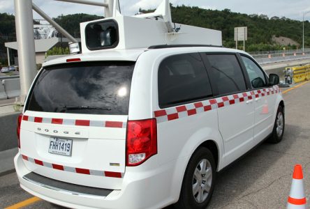 Radar photo sur le chantier de l’autoroute Félix-Leclerc à Québec
