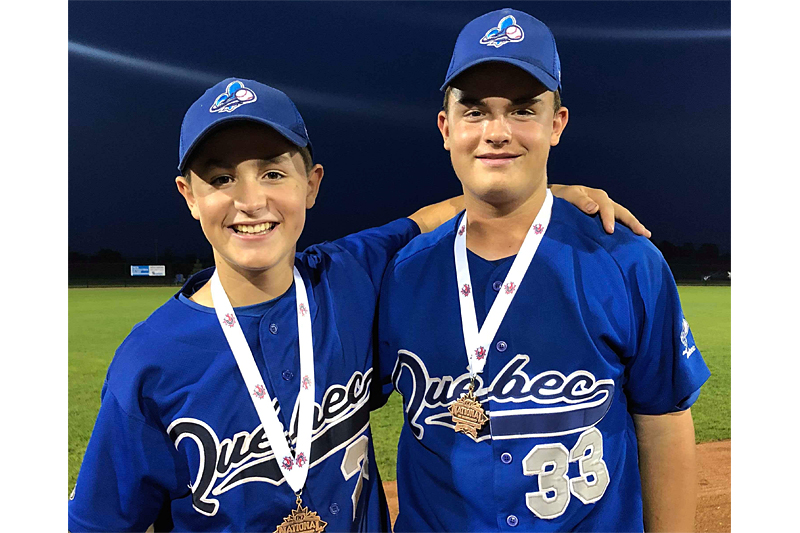 Deux Portneuvois remportent le bronze au Championnat canadien de baseball