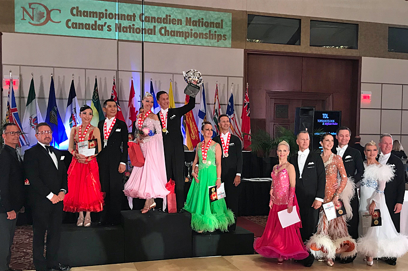 Champions canadiens en danse de compétition