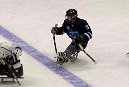 Mathieu Lelièvre, espoir en hockey luge