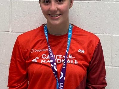 La Pontrougeoise Charlotte Lacroix remporte cinq médailles aux Jeux du Québec   