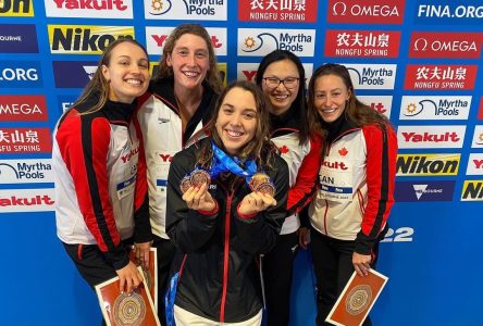 Médaille de bronze pour Katherine Savard aux Championnats du monde en petit bassin 