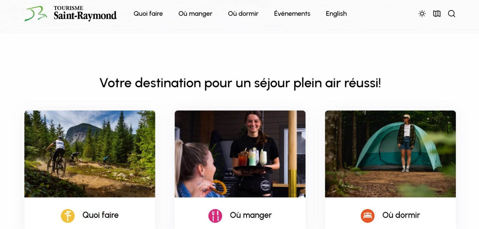 Tourisme Saint-Raymond actualise sa vitrine Web