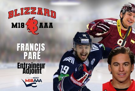 Francis Paré devient entraîneur-adjoint du Blizzard M18 AAA